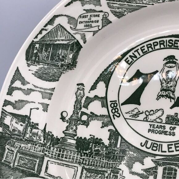 Kettlesprings Kilns Enterprise Alabama 75th Diamond Jubilee Commemorative Plate - Picture 10 of 14